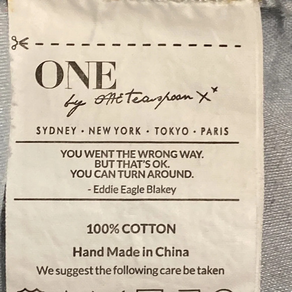 One Teaspoon Awesome Baggies Distressed Jeans Straight Leg Size 28 - Picture 11 of 12